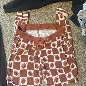 Brown Patterned Women's Joggers